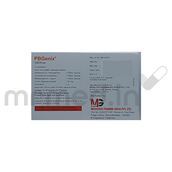 Buy Pbgenix Capsule Online: Uses, Price, Dosage, Instructions, Side ...